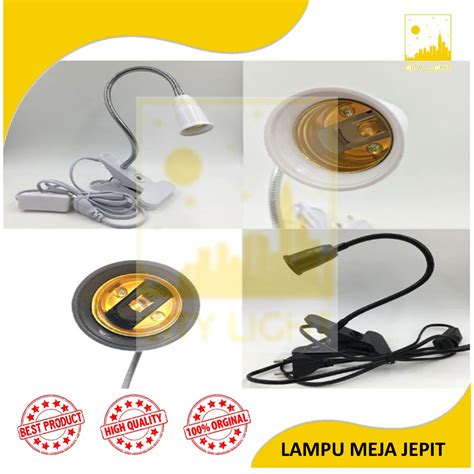 Jual Lampu Arsitek Lampu Jepit Meja Jepit Flexible Fitting Baca