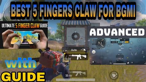 🔥best 5 Finger Claw Setting In Bgmi That Definitely Improve Your