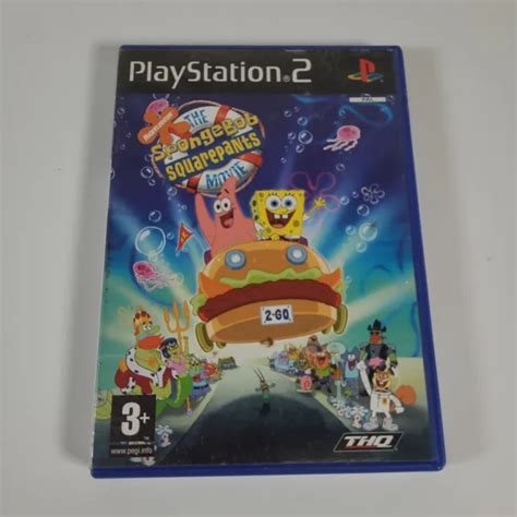 SPONGEBOB SQUAREPANTS THE Movie Playstation PS2 Video Game Manual PAL £ ...