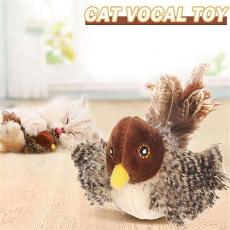 Hot Sale Interactive Chirping Bird Cat Toy Lulunami