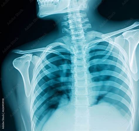 x ray of a human spine Stock Photo | Adobe Stock