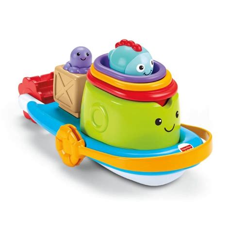 Fisher Price Stacking Bath Boat Bath Toy Bfh59 Ebay