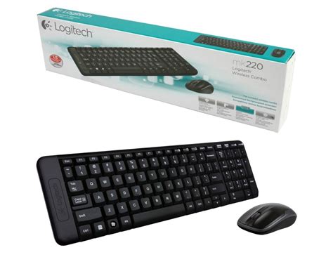 Kit Teclado Y Mouse Inalámbrico Wireless Logitech Mk220 359 00 en