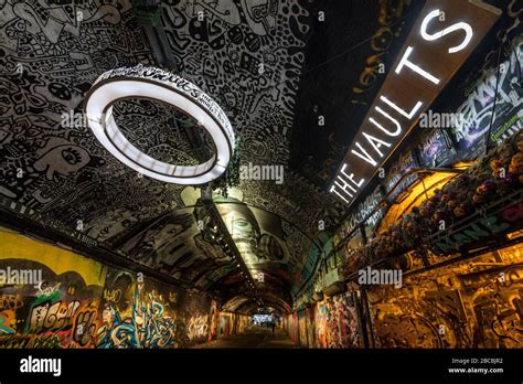 Leake Street Also Known As Graffiti Tunnel Underneath Waterloo Train