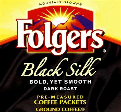 Folgers Black Silk Coffee Packets | Dark Roast