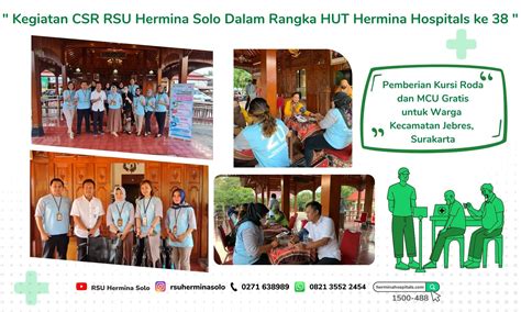 Hermina Hospitals Hermina Solo Hospital Csr Activities In The