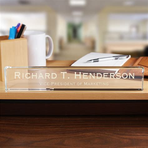 Engraved Executive Desk Nameplate | GiftsForYouNow