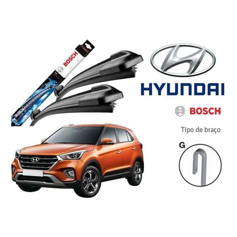 Jogo Palheta Dianteira Original Bosch Hyundai Creta A