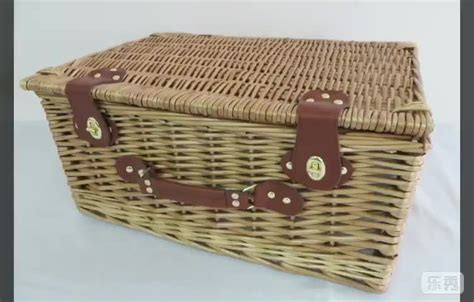 High Quality Custom Portable Empty Picnic Hamper Cheap Handmade Willow