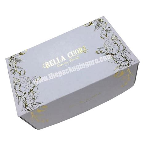 Paper Packaging Custom Corrugated Tuck Top Box