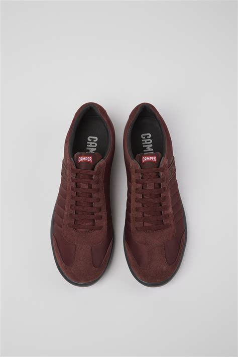 Pelotas Burgundy Lace Up For Men Spring Summer Collection Camper Usa