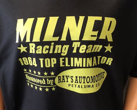 MILNER RACING TEAM 1964 Top Eliminator T-shirt American Graffiti - Etsy