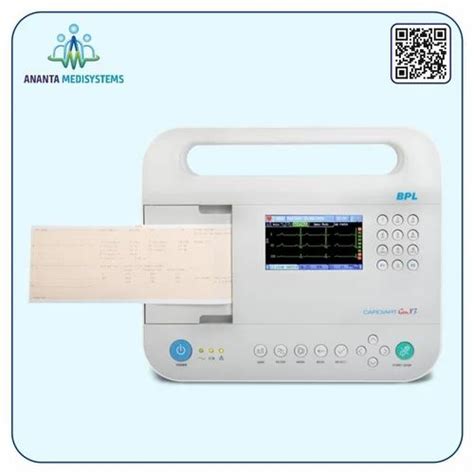 Bpl Cardiart Genx Channel Ecg Machine Digital At Rs In Surat