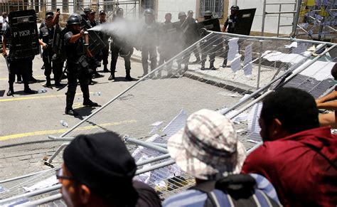 Servidores Estaduais Protestam No RJ FOTOS Fotos Em Rio De Janeiro G1