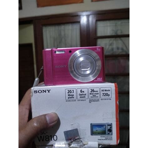 Jual Sony Cyber Shot Dsc W810 Pocket Camera W810 2nd Shopee Indonesia