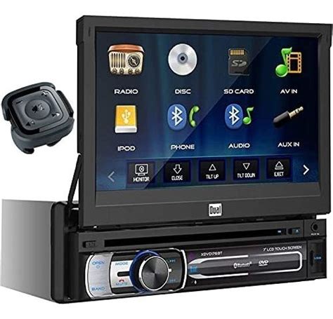 Auto Est Reo Dual De Pantalla Retr Ctil De Din Xdvd Bt Env O Gratis