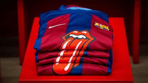 Barcelona Get Rolling Stones Kit For Clásico Vs Real Madrid Espn