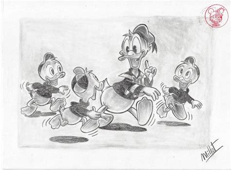 Donald Duck I Have An Idea Original Signed Sketch Catawiki