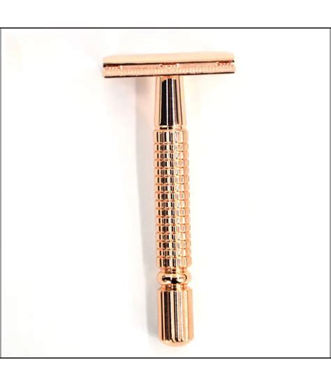 E Epsilon Rose Gold Safety Razor