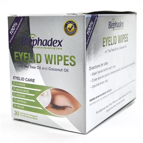 Blephadex Eyelid Wipes Ct Walmart Walmart