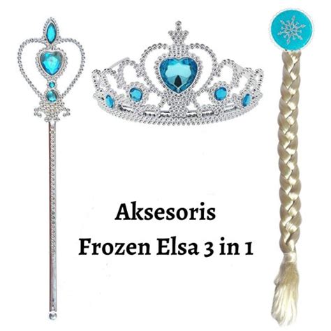 Jual Aksesoris Rambut Frozen Elsa Rambut Bando Mahkota Tongkat Baru