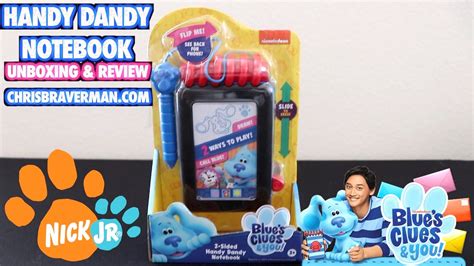 Handy Dandy Notebook Unboxing Review Blue S Clues You Nick Jr