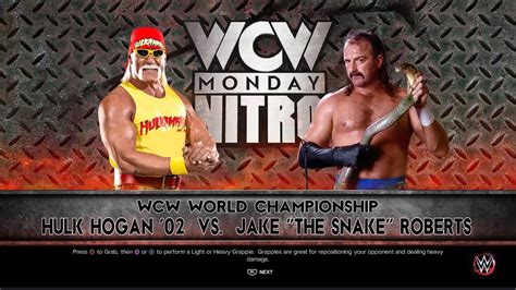 Wwe K Fmp Episode Match Wcw World Title Jake The Snake