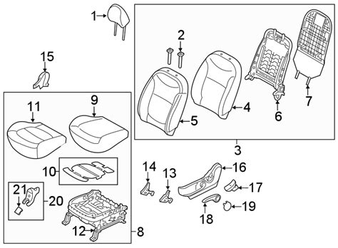 2016 Kia Soul Adjust Lever Lever Assembly Seat Heig Seat Track