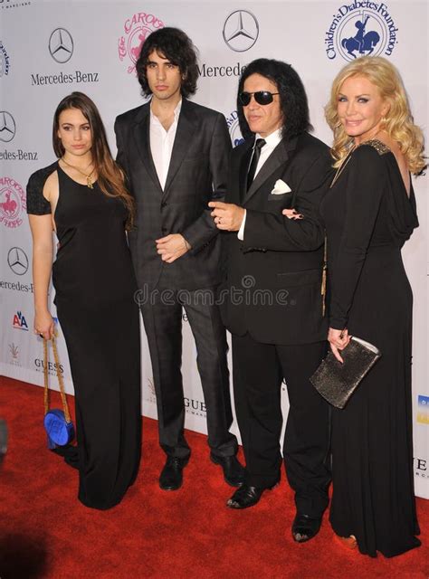 Sophie Tweed Simmons And Nick Simmons And Shannon Tweed And Gene Simmons