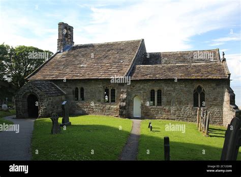 St Peters Church Heysham Stock Photo Alamy