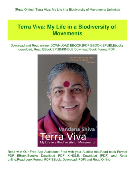 Ppt Read Online Terra Viva My Life In A Biodiversity Of Movements