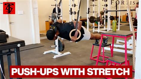 Ring Push Up With Loaded Pec Stretch YouTube