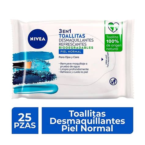 Toallitas Faciales Desmaquillantes Nivea Con Vitamina E Para Todo Tipo