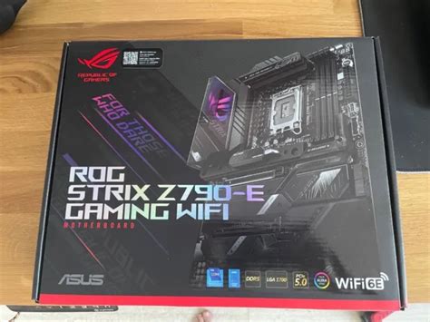 Asus Rog Strix Z E Gaming Wifi Lga Atx Intel Mainboard Eur