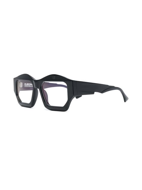 Kuboraum Oversize Square Frame Glasses Black FARFETCH