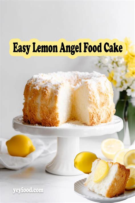 Easy Lemon Angel Food Cake Recipes Cooking Tips And