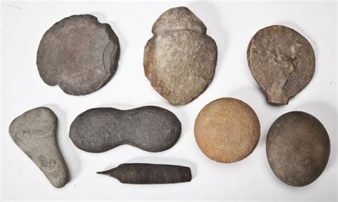 8 Native American Stone Tools : Lot 184