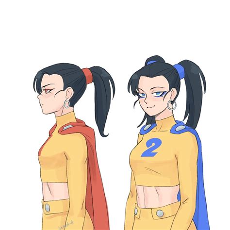 Gamma 2 And Gamma 1 Dragon Ball And 2 More Drawn By Jenxdd Danbooru