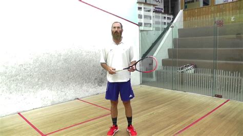 Squash Returning The Serve Position Youtube