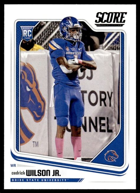 2018 Score Cedrick Wilson Jr Rookie Boise State Broncos 418 EBay