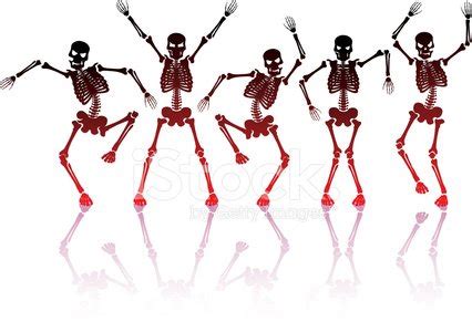 Dancing Skeleton Stock Vector Royalty Free FreeImages