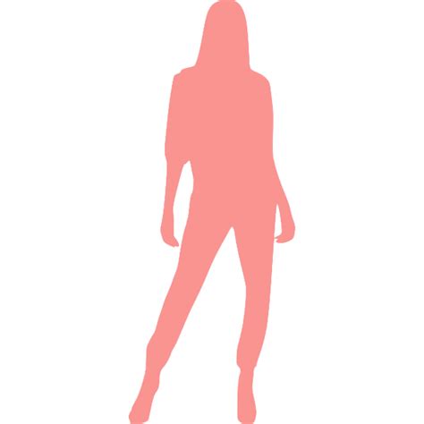 Pink Ladys Silhouette Free Svg