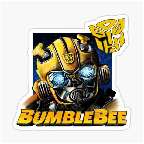 Bumblebee Sticker For Sale By Sansahota Redbubble