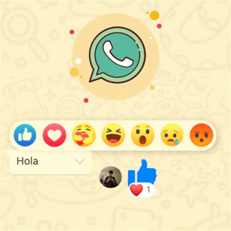 WhatsApp enlistará las reacciones con emojis a un mensaje