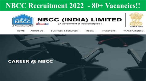 Nbcc Recruitment 2022 Out Experience Nil Salary Upto Rs Rs 70 000