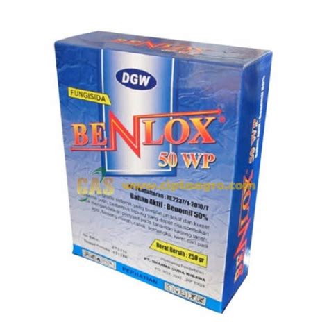 Jual Fungisida Sistemik BENLOX Benomil 50 WP 250 Gr Shopee Indonesia