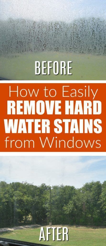 The Super Easy Way To Remove Hard Water Stains From Windows Hard