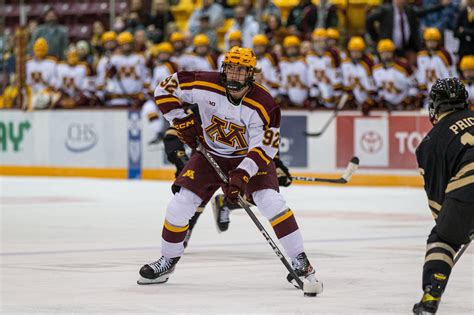 Big Ten Suspends Logan Cooley One Game - SB Nation College Hockey