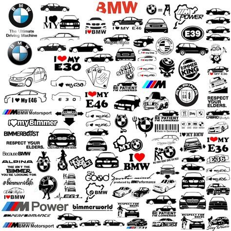 Bmw Svg Bundle Bmw Svg Bundle Sticker Vector Ready For Cutter Plotters And Printers Cricut Bmw