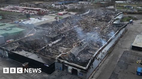 Bridgend Fire Arrest As Building Destroyed In Industrial Unit Blaze